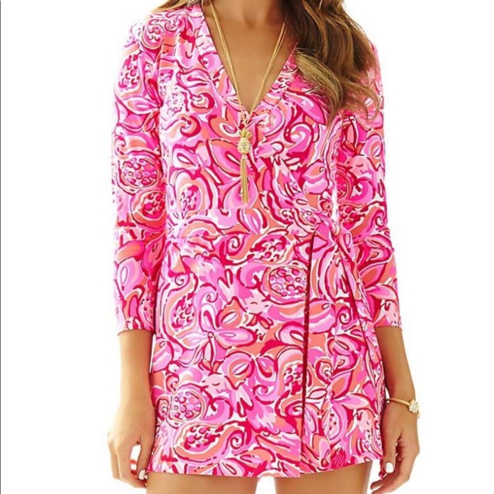 Lilly Pulitzer Karlie wrap romper